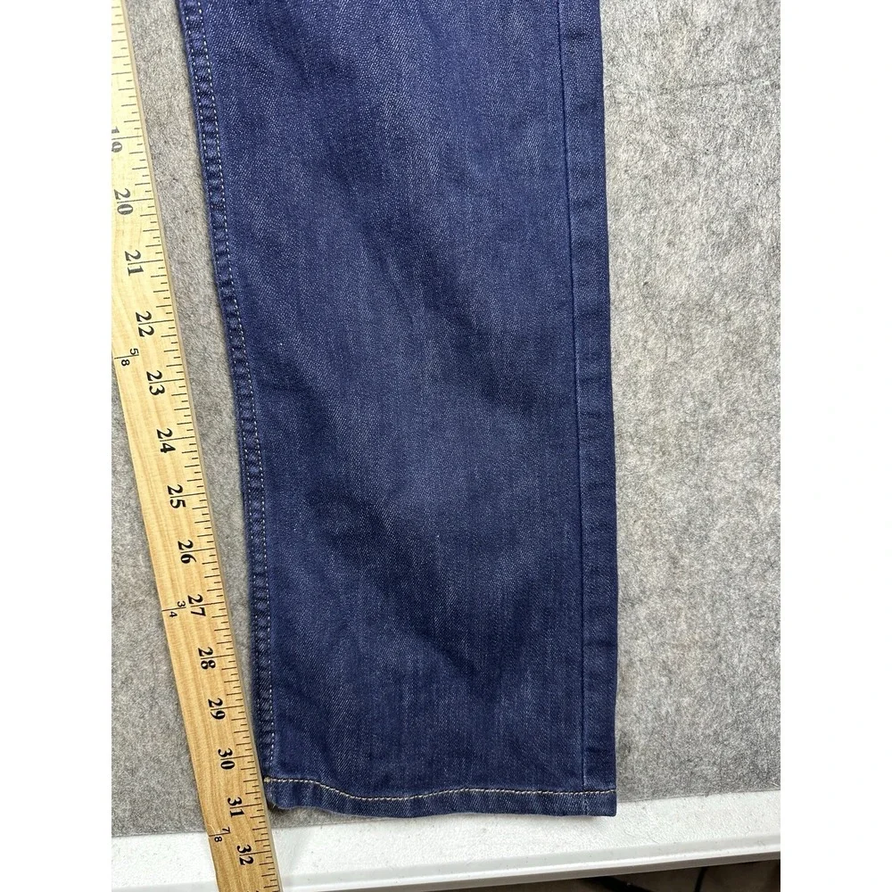 Patagonia Jeans Womens 28 Dark Wash Organic Stretch Slim Fit Outdoor Blue Denim